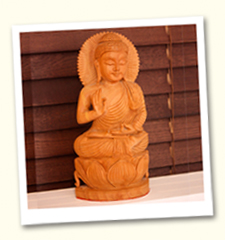 Figurine de Bouddha de l'Inde